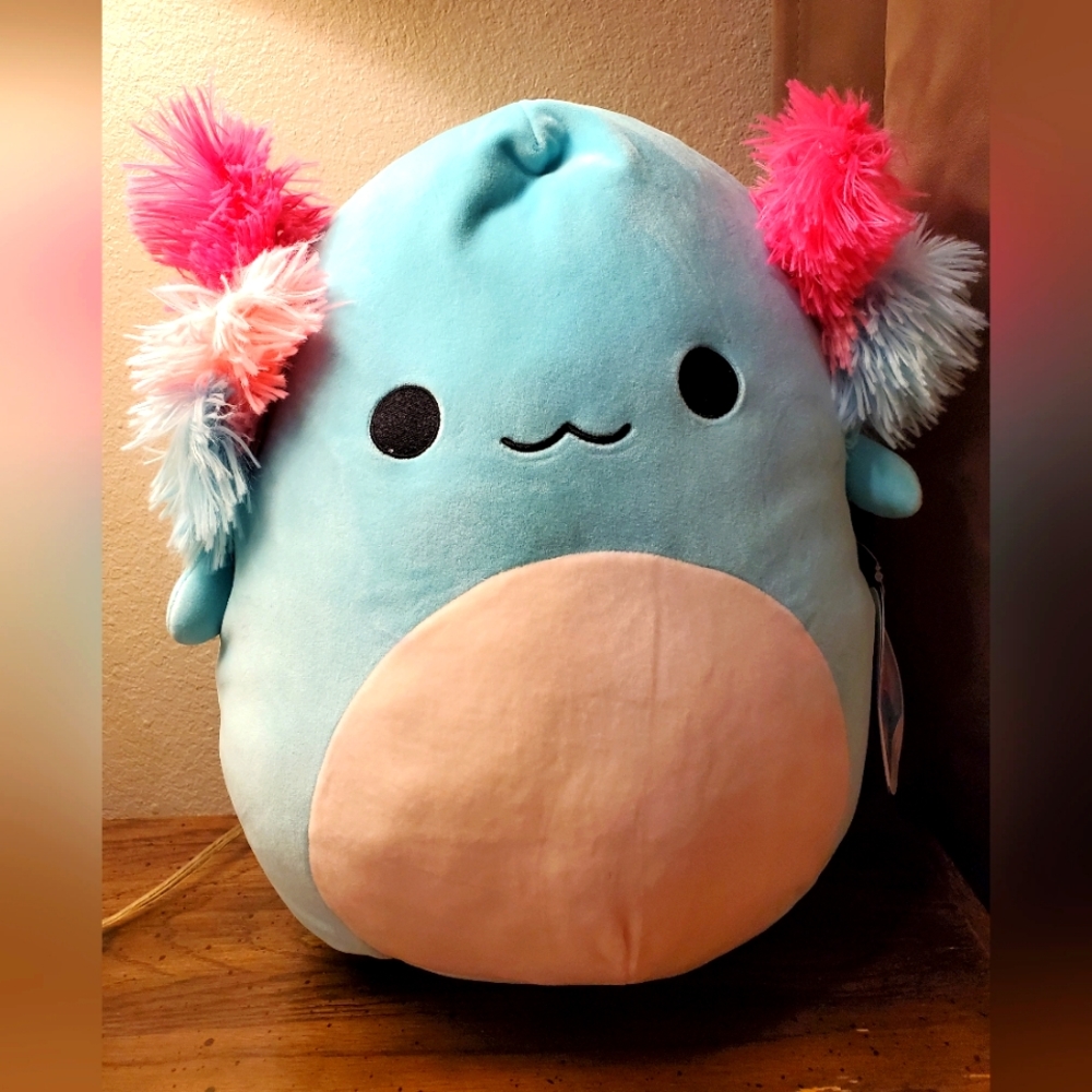 NWT Squishmallow Anastasia 15in Blue Axolotl